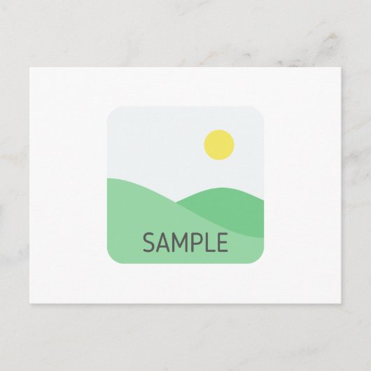 Carte postale personnalisable (Devant)