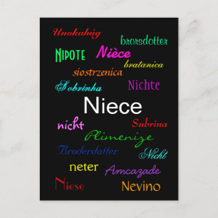 Carte Postale Personnalisable "A Niece's Birthday I"