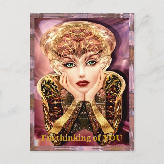 Carte postale personnalisable Cyborg Instalator (Devant)