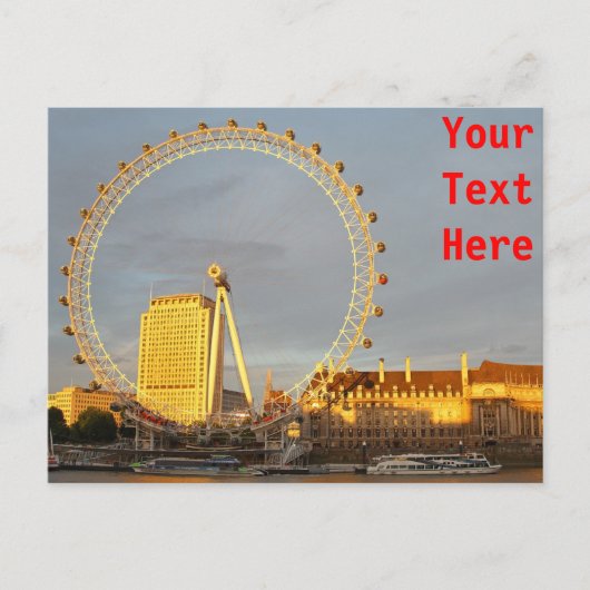 Carte postale personnalisable de Londres (Devant)