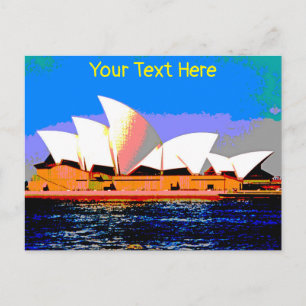 Carte postale personnalisable de l'Opéra de Sydney