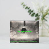 Carte Postale Personnalisable Déplacement, changement de nom, d' (Debout devant)