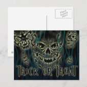 Carte postale personnalisable Halloween (Devant / Derrière)