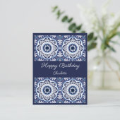 Carte postale personnalisable Joyeux Anniversaire  (Debout devant)