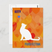 Carte Postale Personnalisable : Kitty bright (Devant / Derrière)