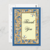 Carte postale personnalisable Merci (Devant / Derrière)