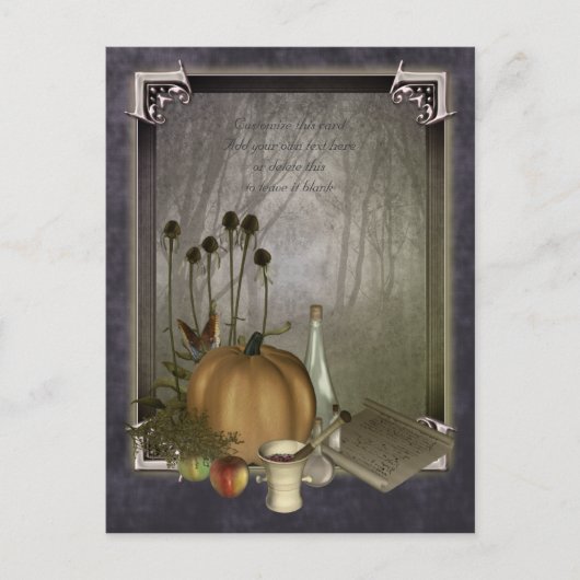 Carte postale personnalisable Natural Witch (Devant)