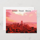 Carte Postale Personnalisable New York 2000 (Devant / Derrière)