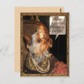 Carte postale personnalisable pour la soirée de fê (Devant / Derrière)