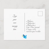 Carte Postale ✡ 🕎 personnalisable Shana Tova (Dos)