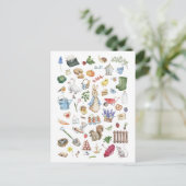 Carte Postale personnalisation peter le lapin (Debout devant)