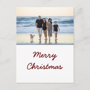 Carte Postale personnalisé ajouter votre texte photo joyeux noël