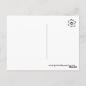 Carte Postale Personnalisé avec des éclaboussures colorées d'aqu (Dos)