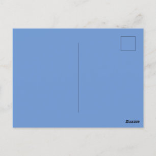Carte Postale Personnalisé Cornflower Bleu Image-Parfait Standar