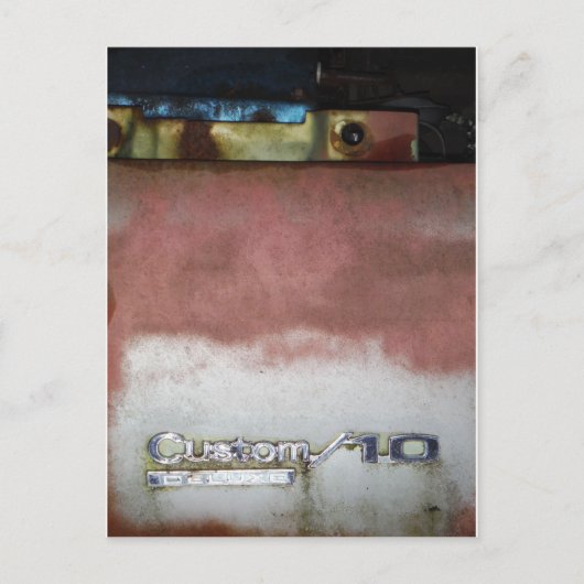 Carte Postale personnalisé de luxe rose et blanc (Devant)