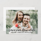 Carte Postale Personnalisé Enregistrer notre nouvelle date maria (Devant / Derrière)