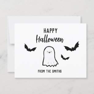 Carte Postale Personnalisé Halloween bon ami fantôme