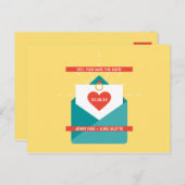 Carte Postale Personnalisé - Illustration Mignonne Enregistrer L (Devant / Derrière)