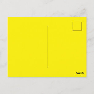 Carte Postale Personnalisé Jaune clair Image-Parfait Standard