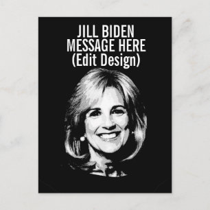 Carte Postale Personnalisé JILL BIDEN