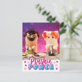 Carte Postale Personnalisé Kawaii Cute Plushie Power Plushiemail (Debout devant)