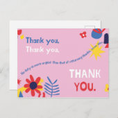 Carte Postale Personnalisé - Merci de devis personnel (Devant / Derrière)