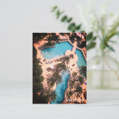 Carte Postale Personnalisé Miami Beach Floride - Piscine Détente (Debout devant)