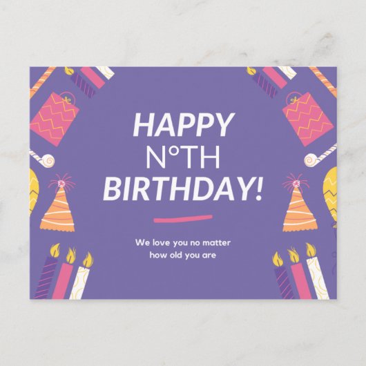 Carte Postale Personnalisé : Nous vous aimons quel que soit votr (Devant)