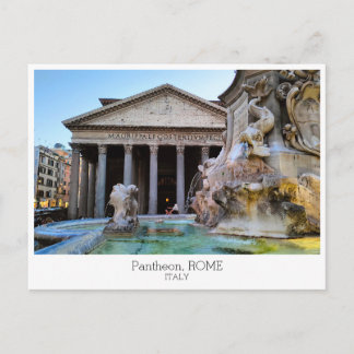 Carte Postale Personnalisé, Panthéon, Rome, Italie