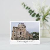 Carte Postale Personnalisé, Salutations de Hiroshima, Japon (Debout devant)