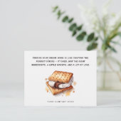 Carte Postale Personnalisé S'more Réalité Agricole Promotion (Debout devant)