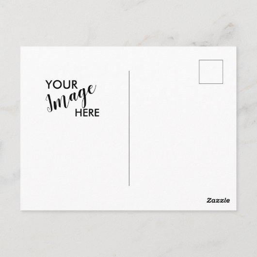 Carte postale personnalisée (Dos)