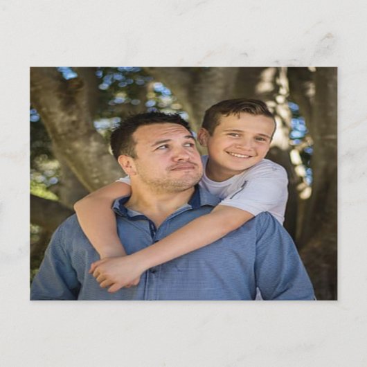 Carte postale personnalisée (Devant)