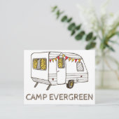 Carte postale personnalisée avec Camper Trailer Ca (Debout devant)