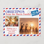 Carte postale personnalisée avec photo à insérer - (Devant)