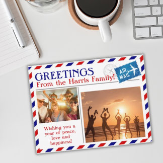 Carte postale personnalisée avec photo à insérer -