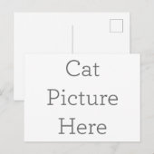 Carte postale, Taille : Carte postale standard, Papier: Mat signature, Enveloppes: Aucun (Devant / Derrière)