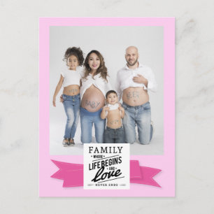 Carte postale personnalisée avec photo et citation