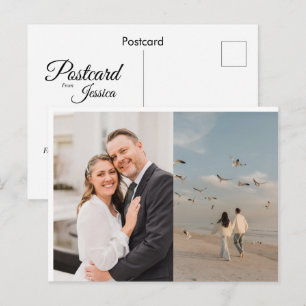 Carte postale personnalisée avec photo et texte