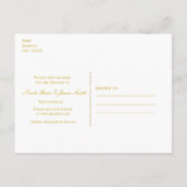 Carte postale personnalisée avec poche cousue en j (Dos)