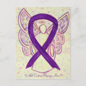 Carte postale personnalisée avec ruban de sensibil (Devant)