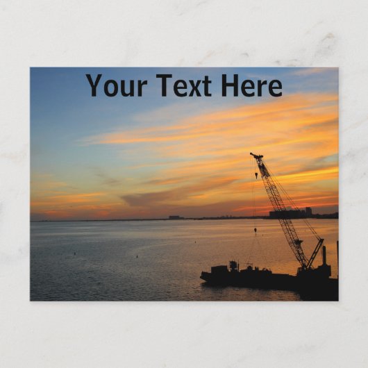 Carte postale personnalisée Biscayne, Floride couc (Devant)