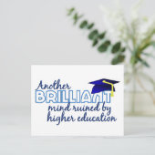 Carte postale personnalisée Brilliant Mind (Debout devant)