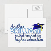 Carte postale personnalisée Brilliant Mind (Devant / Derrière)