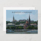 Carte postale personnalisée Budapest 2 (Devant / Derrière)