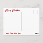 CARTE POSTALE PERSONNALISÉE CARTE POSTCARD (Dos)