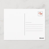 Carte postale personnalisée Couple Valentine's Day (Dos)