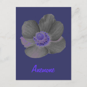 Carte postale personnalisée Dark Dreams Anemone Fl