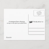 Carte postale personnalisée de déménagement au bor (Dos)