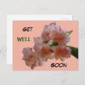 Carte postale personnalisée de Glaïeuls pastel. Me (Devant / Derrière)